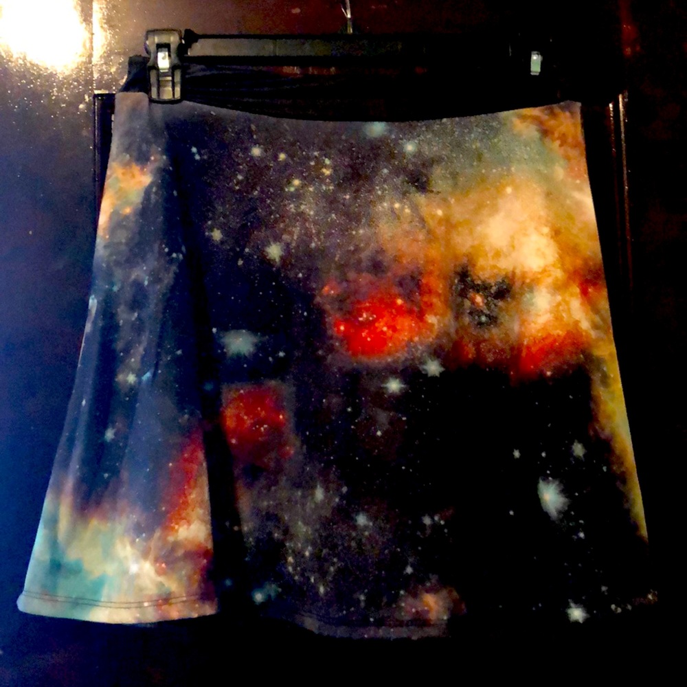 Cutest mini galaxy skirt!